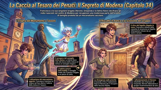 Copertina di XXXIV – Caccia al tesoro (inutile) in giro per Modena