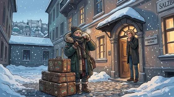 Copertina di Il peso della neve (e dei bagagli)