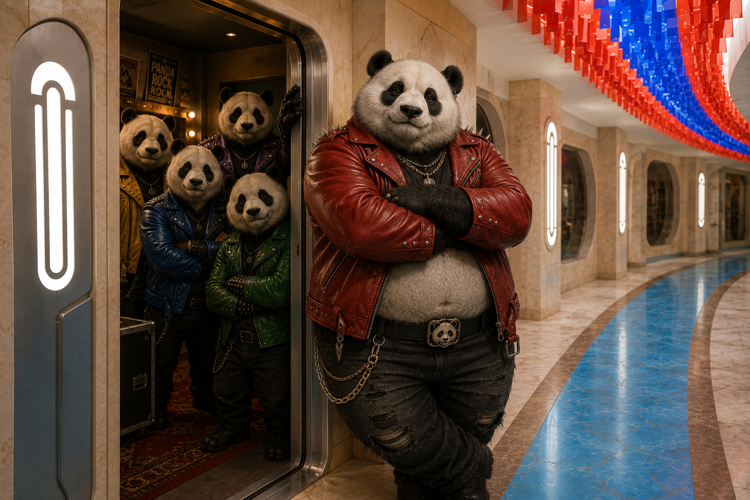 << Chi sono i Pandox? >> chiese confusa Alex, mentre la porta si apriva e compariva un gruppo di panda grossi dallo sguardo serio e minaccioso, ma tenero