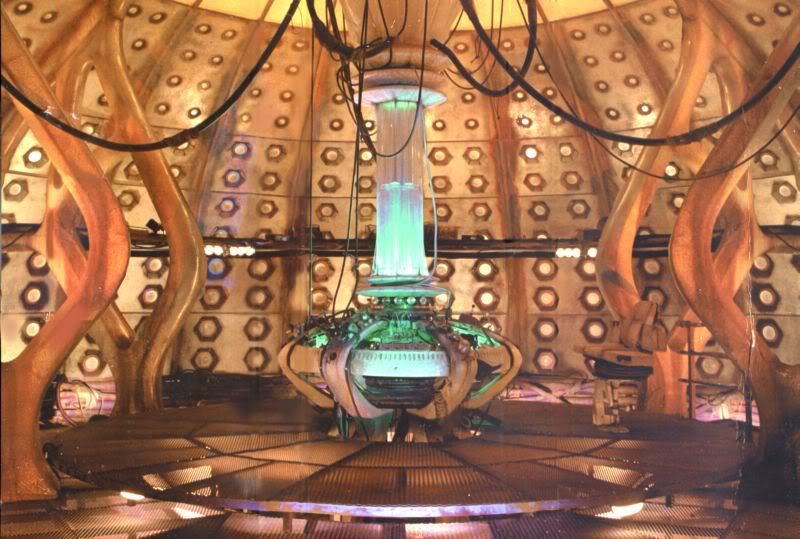 Una volta entrati nel TARDIS, capitanati dal Dottore che subito andò alla console seguito dall'altro Signore del Tempo, gli altri si rilassarono leggermente, anche se di poco, visto il panico vissuto poco prima