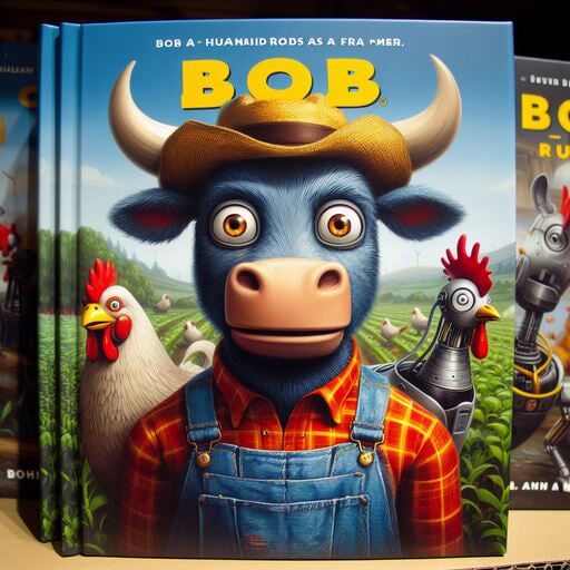  C'erano anche libri molto più mediocri su vari mondi e civiltà e uno che narrava le vicende di Bob, un toro umanoide che viveva in una fattoria di polli robot o almeno così sembrava dalla copertina