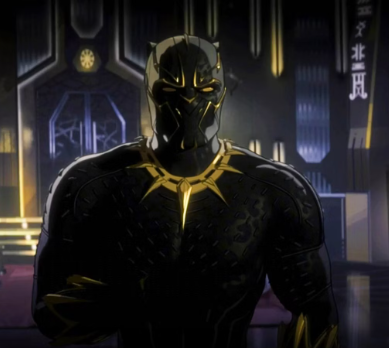 Killmonger/Black Panther, il Re di un Wakanda alternativo feriva con i suoi artigli di vibranio le gambe di molti soldati nemici, facendoli accasciare a terra