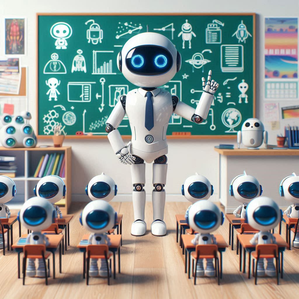 Sono stato un buffo insegnante robot in un mondo dove i loro creatori se n'erano andati da tempo