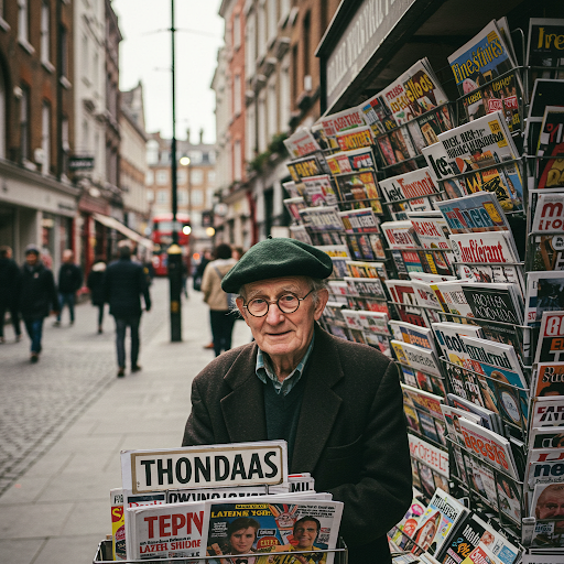 Decise di andare all'edicola lì vicino, una delle poche ancora esistenti a Londra, visto che nel Regno Unito le edicole indipendenti erano diventate piuttosto rare