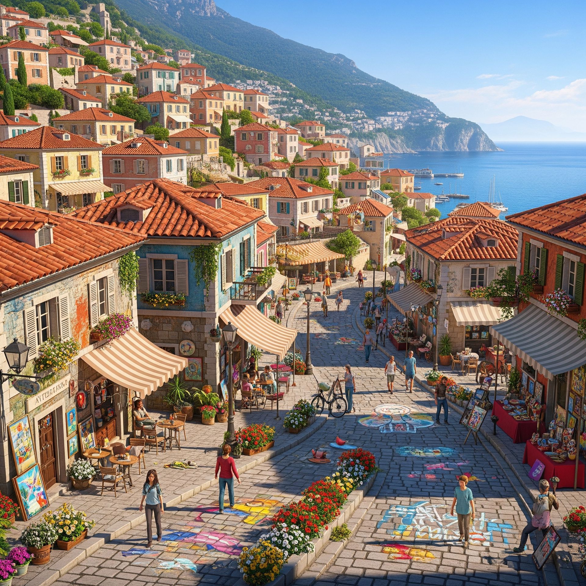 In realtà, la città era stata interamente costruita dalla razza locale, composta da umanoidi verdi, noti per il loro carattere solare e la loro gioia contagiosa