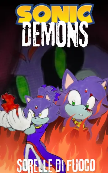 Copertina di Sonic Demons AU: Sorelle di Fuoco